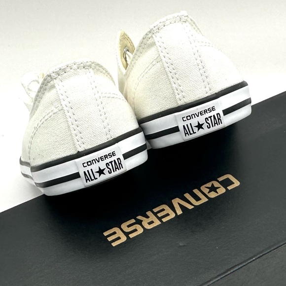 Converse Women's Chuck Taylor all star Dainty low, Oxford White, size 7, NWT - Picture 3 of 6